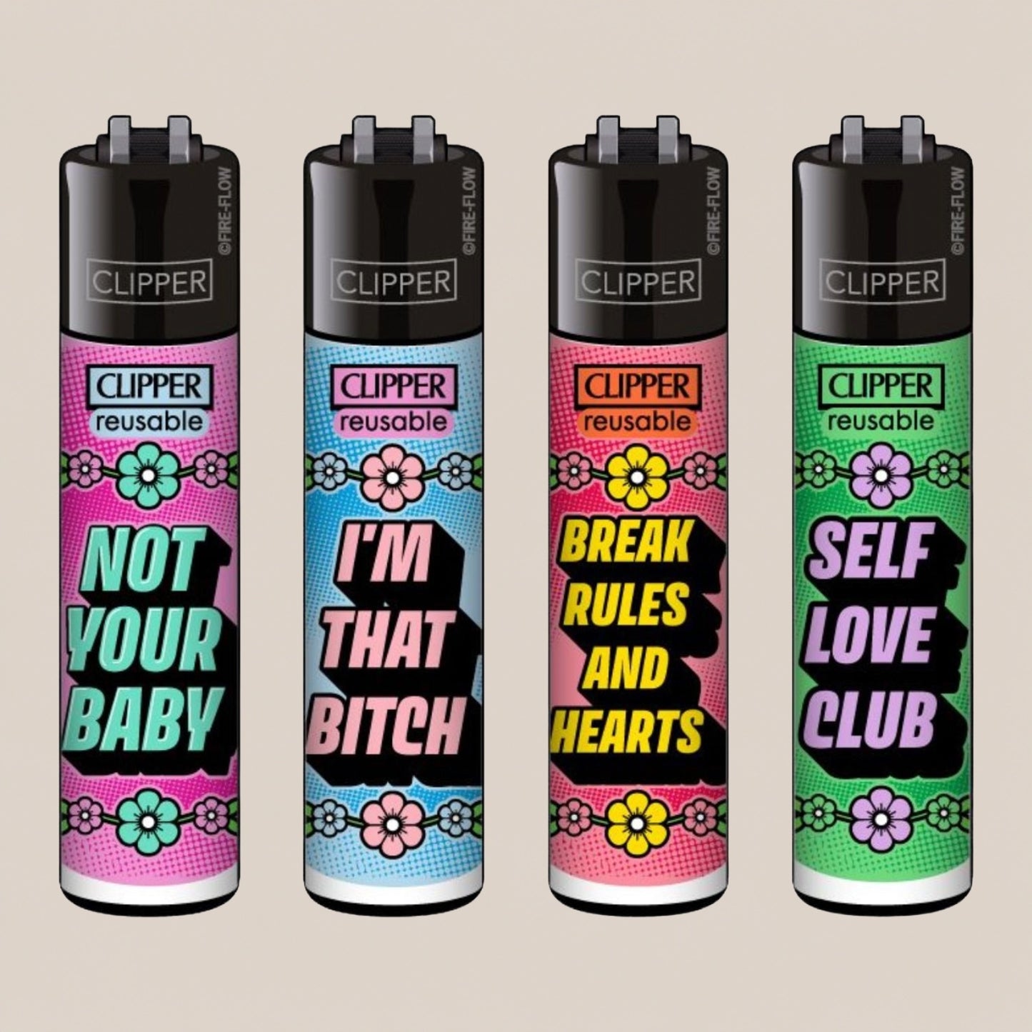 Briquet Clipper - Not your baby - Salvia la pépite verte