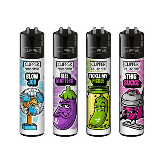 Briquet Clipper Porn Slogan - Salvia la pépite verte