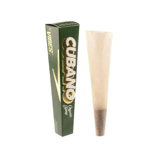 Cône pré-roulé Vibes - Cubano 8 grammes - Salvia la pepite verte