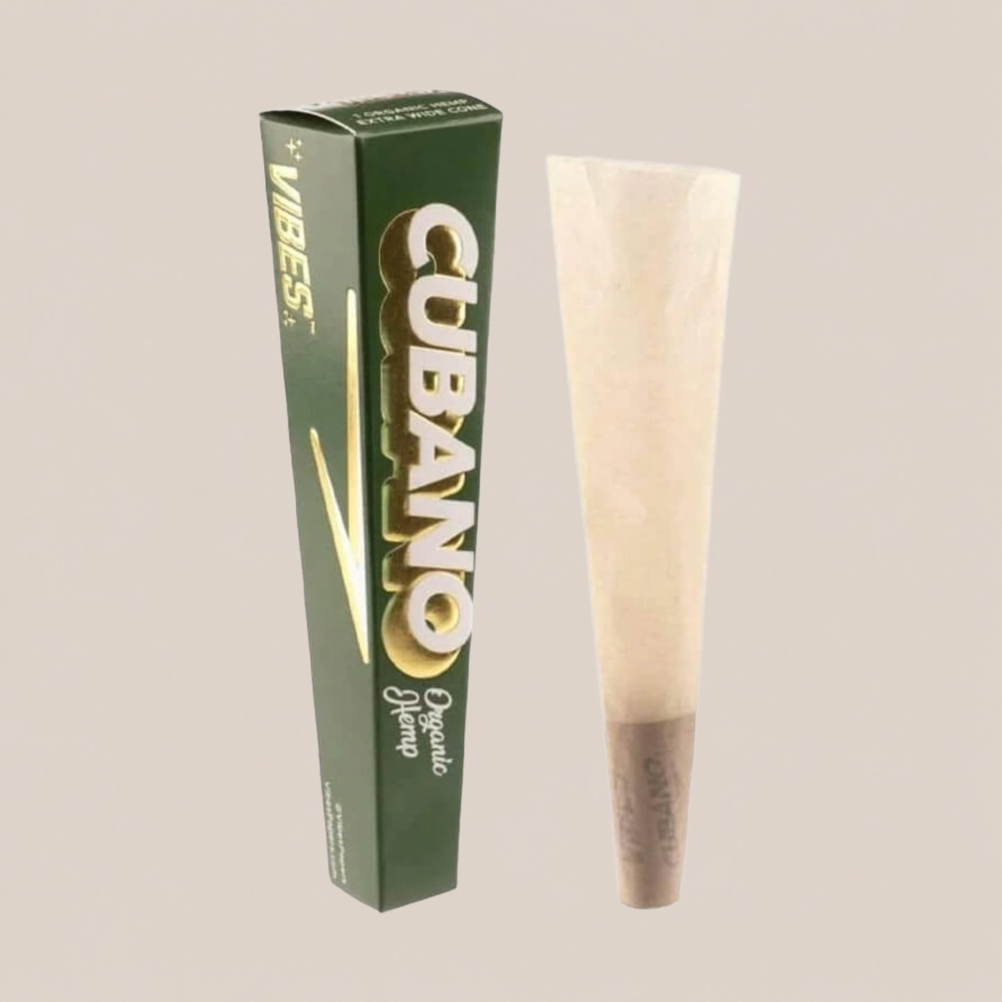 Cône pré-roulé Vibes - Cubano 8 grammes - Salvia la pepite verte