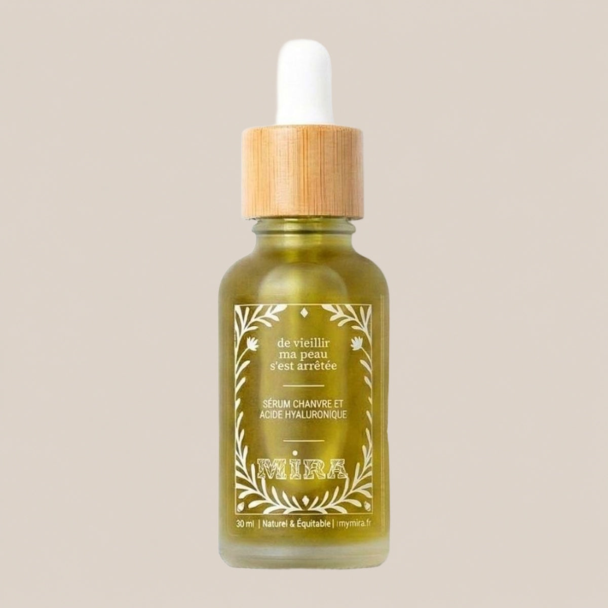 De vieillir ma peau s'est arrêtée - Sérum chanvre & acide hyaluronique - Salvia la pépite verte