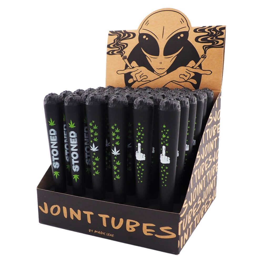 Etui noir pour cône de cannabis CBD - Salvia la pépite verte