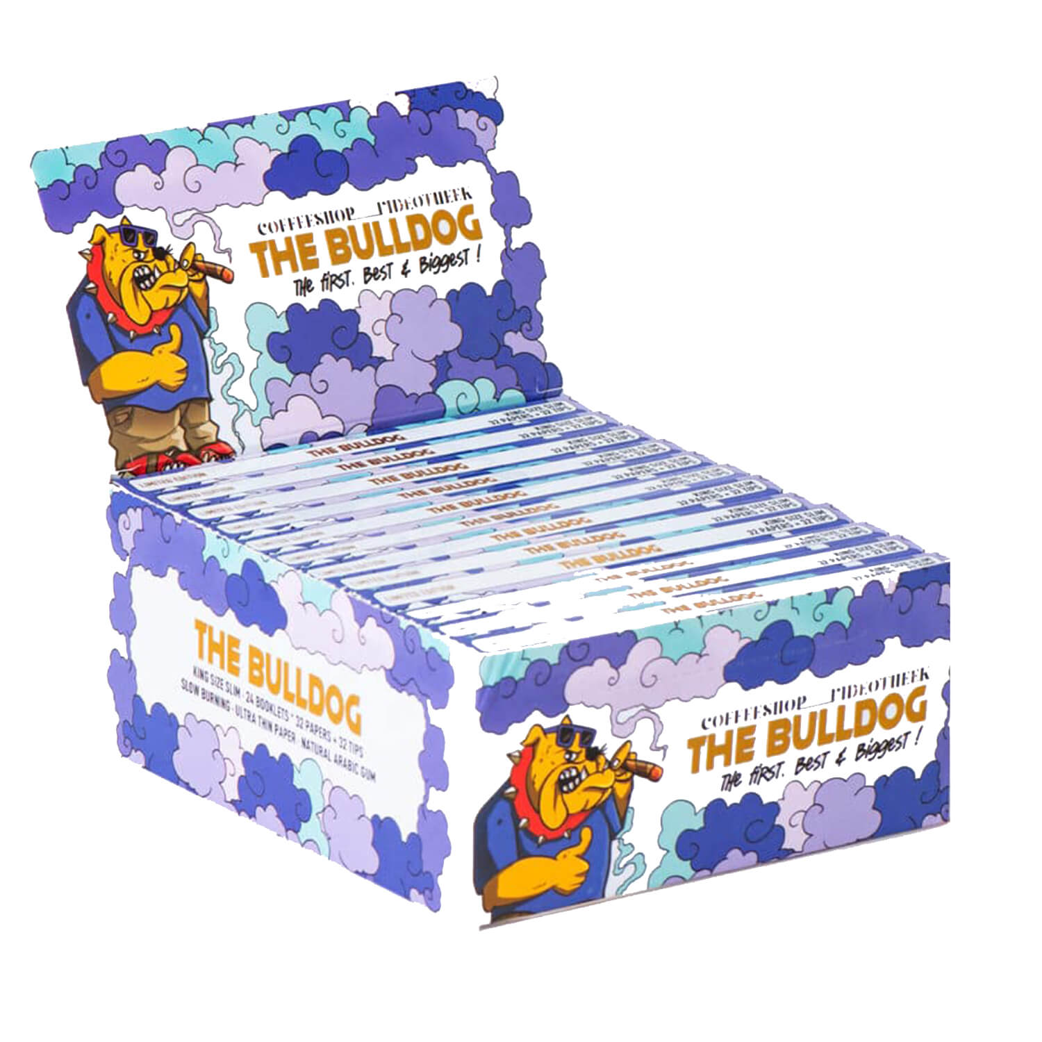 Feuilles à rouler - The Bulldog Limited Edition king size slim + cartons - Salvia la pépite verte