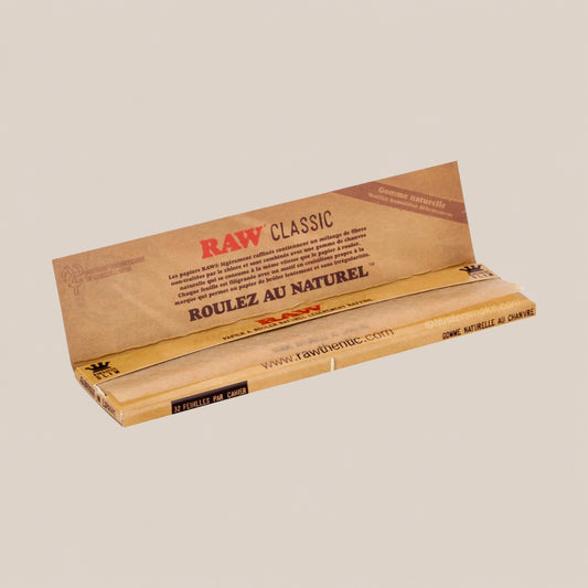Feuilles à rouler Raw king size slim classic - Salvia la pépite verte