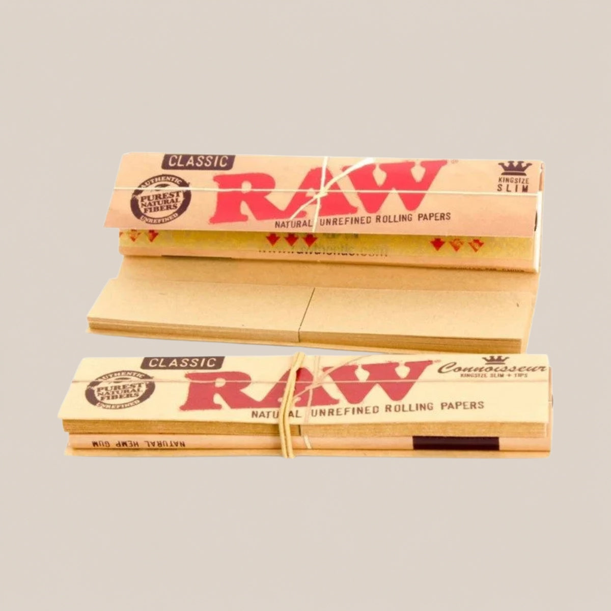 Feuilles à rouler Raw king size slim classic + cartons - Salvia la pépite verte