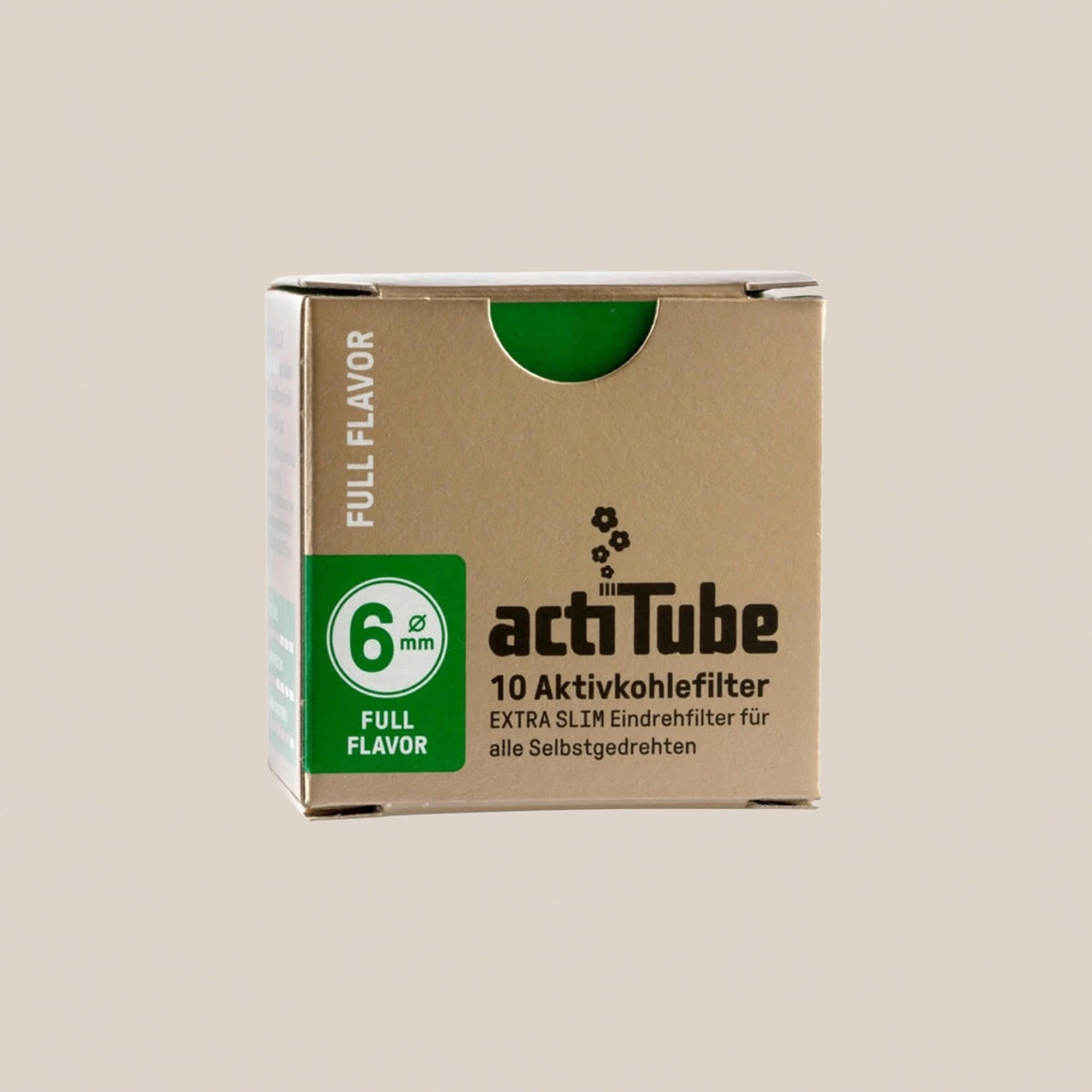 Filtres charbon actif actitube 6mm - Salvia la pépite verte
