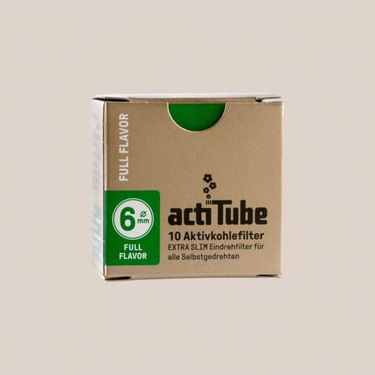 Filtres charbon actif actitube 6mm - Salvia la pépite verte
