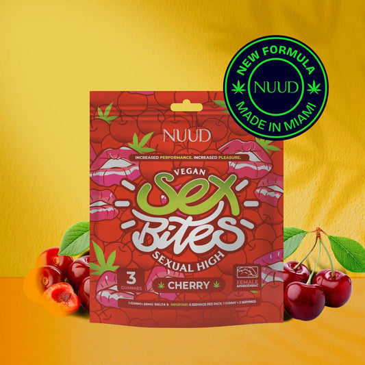 Gummies Δ9 THC | Sex Bites Female | Cerise - Salvia la pépite verte