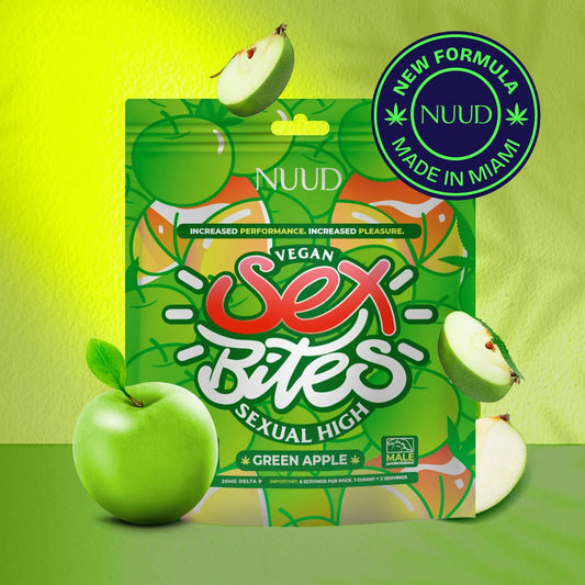 Gummies Δ9 THC | Sex Bites Male | Pomme - Salvia la pépite verte