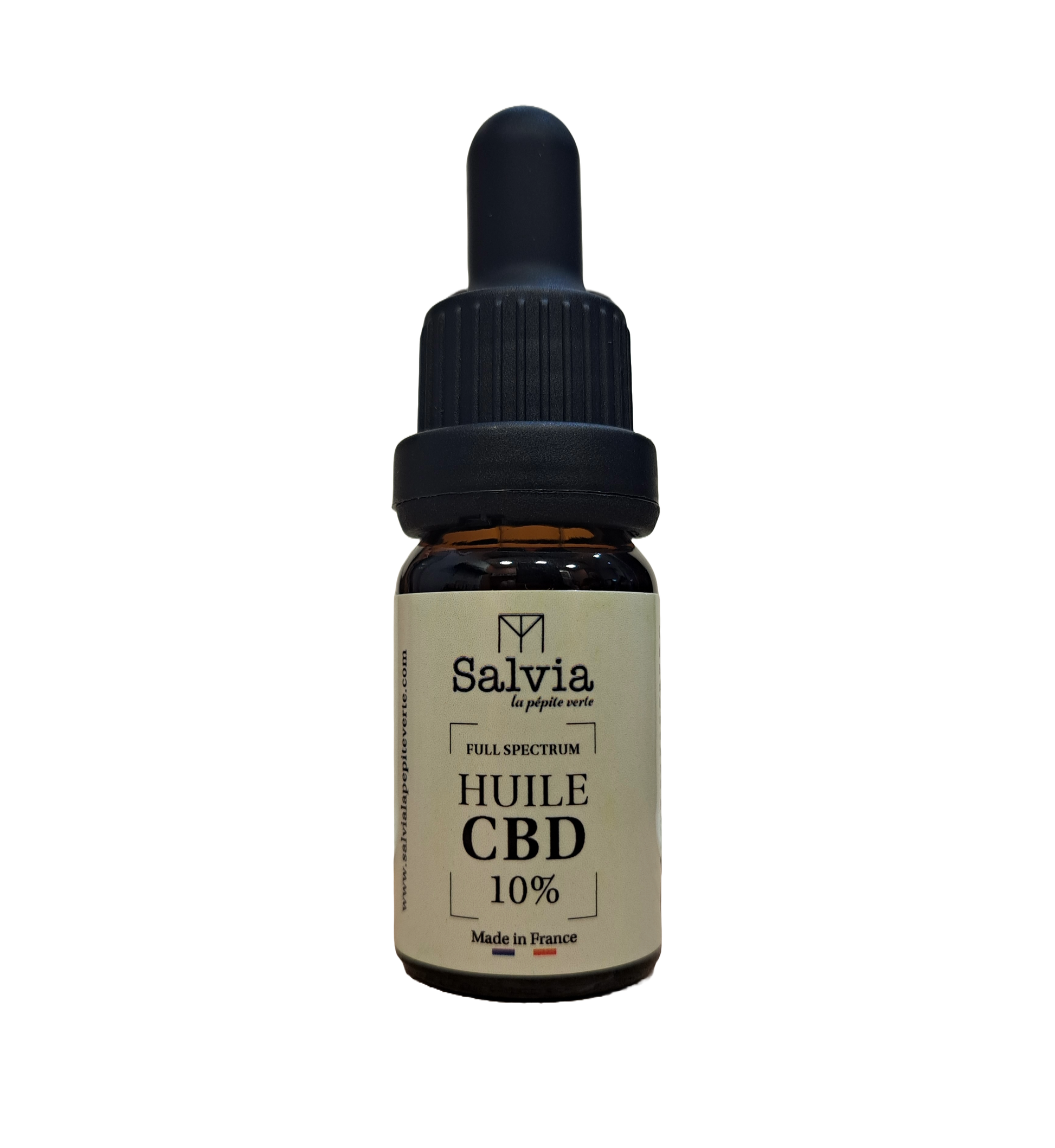 Huile CBD full spectrum nature - Salvia la pépite verte