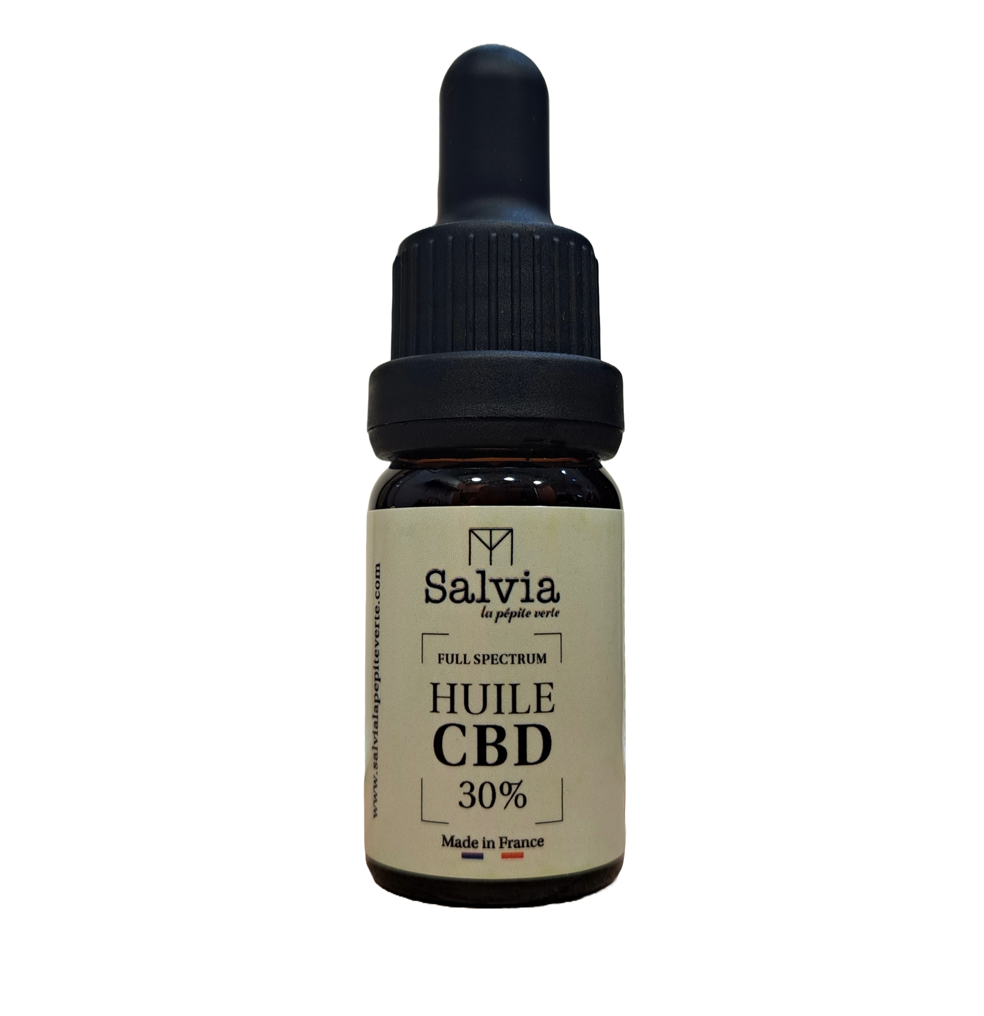 Huile CBD full spectrum pêche & abricot - Salvia la pépite verte