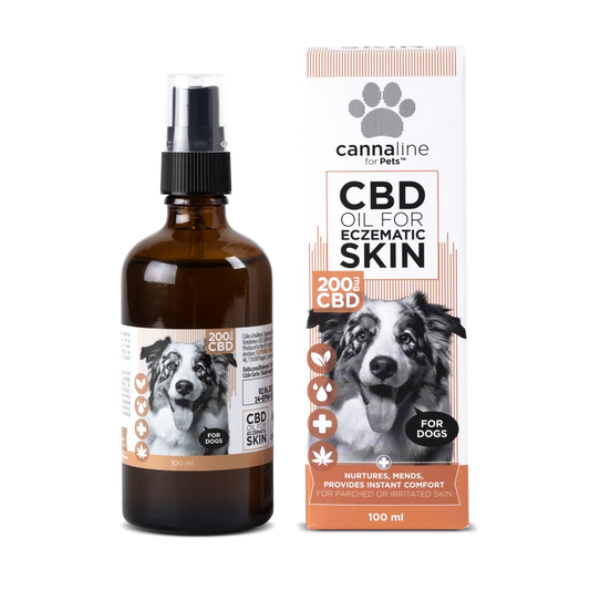 Huile de CBD animaux - Problèmes de peau - Salvia la pépite verte