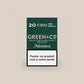 Cigarettes Green&co Menthol | 100% chanvre - Salvia la pépite verte