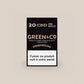 Cigarettes Green&co Premium | 100% chanvre - Salvia la pépite verte
