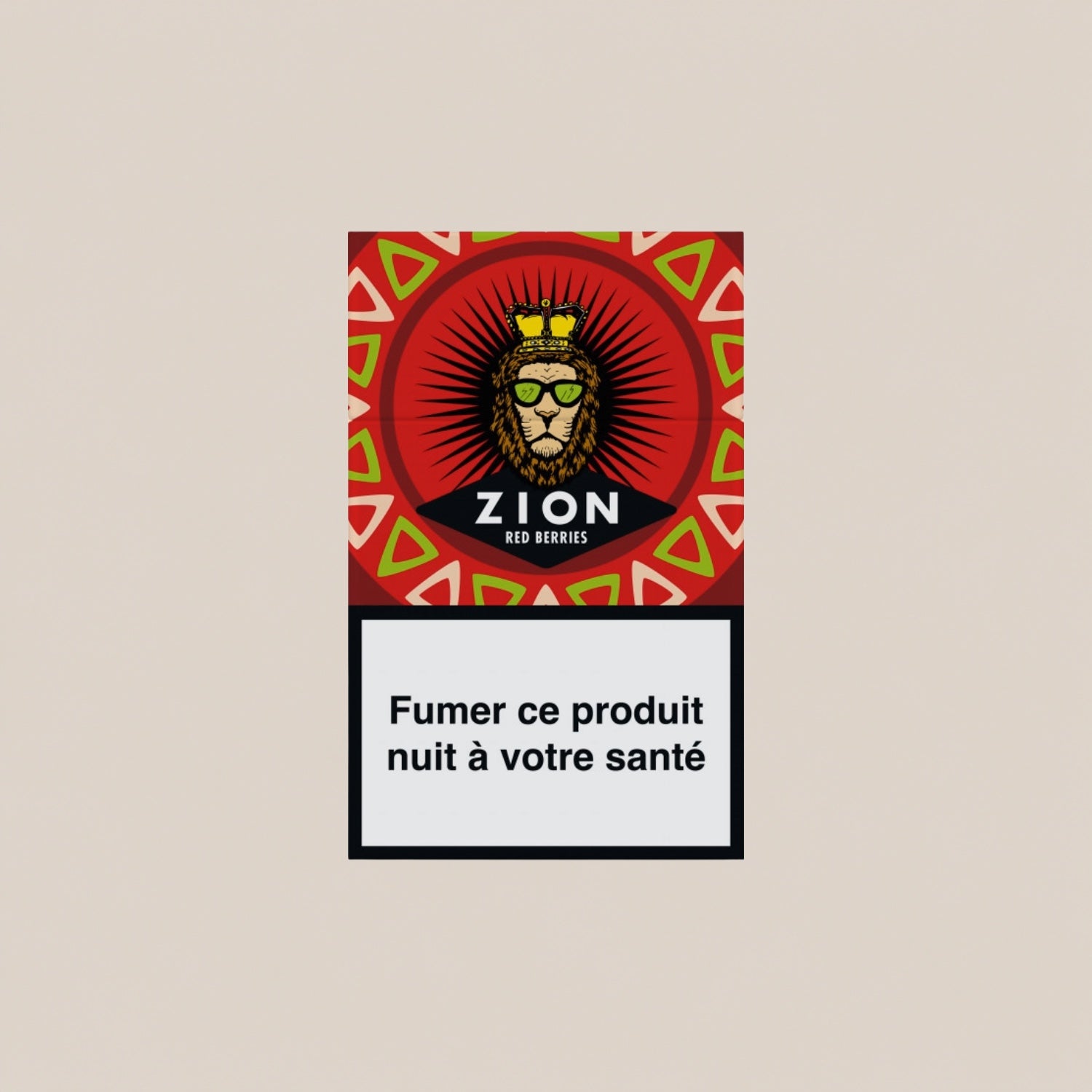 Cigarettes Zion Red Berries | 100% chanvre - Salvia la pépite verte