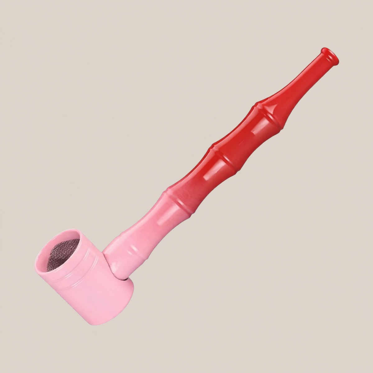 Pipe - Bambou rose et rouge - Salvia la pépite verte