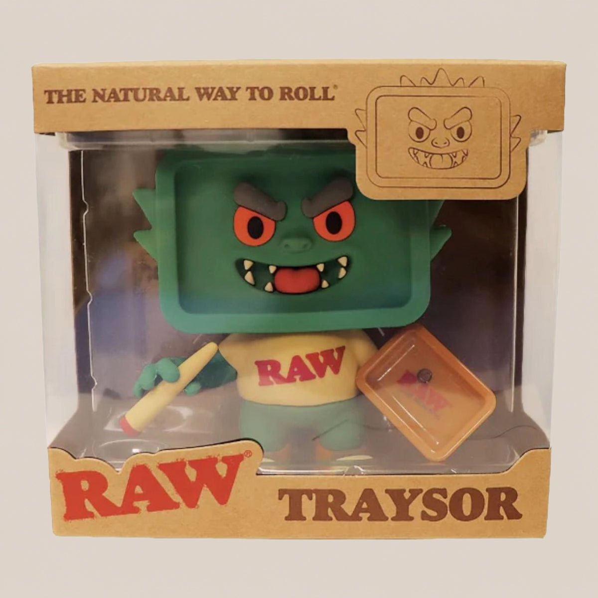 Figurine RAW Traysor – Édition limitée - Salvia la pépite verte