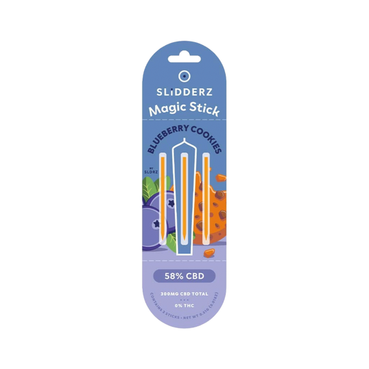 Bâtonnets Magiques - Extraction de CBD 58% | Slidderz Blueberry Cookies - Salvia la pépite verte