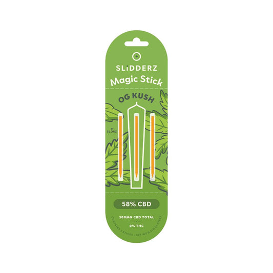 Bâtonnets Magiques - Extraction de CBD 58% | Slidderz OG Kush - Salvia la pépite verte