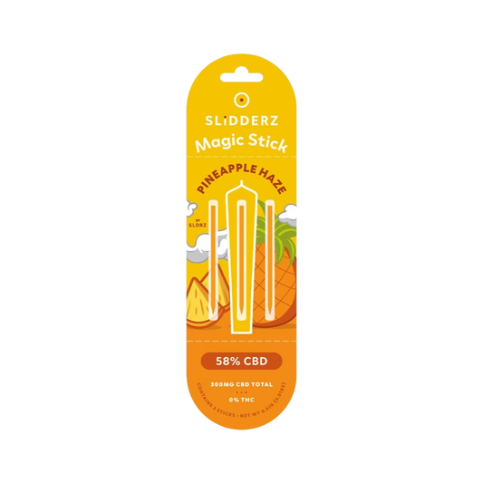 Bâtonnets Magiques - Extraction de CBD 58% | Slidderz Pineapple Haze - Salvia la pépite verte