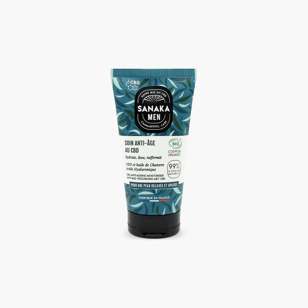 Soin anti-âge Sanaka Men CBD - Salvia la pépite verte