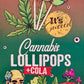 Sucette Cannabis Cola - Salvialapepiteverte