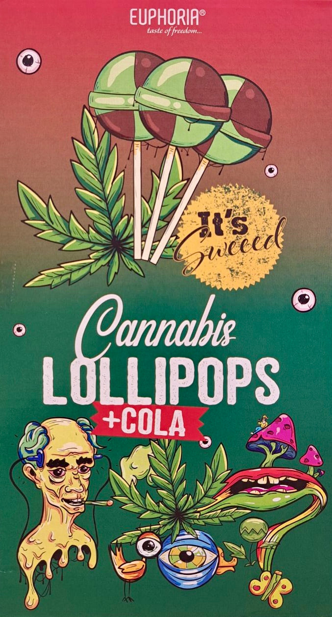 Sucette Cannabis Cola - Salvialapepiteverte